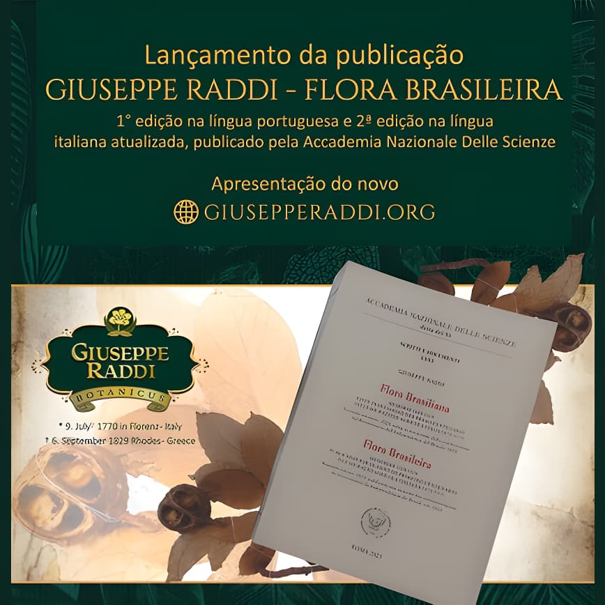 Launch of the first translation of Flora Brasileira by Giuseppe Raddi in Portuguese at the Rio Botanical Garden